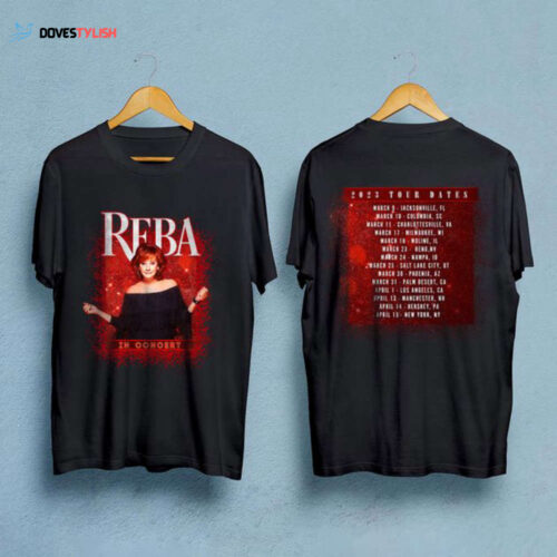 Vintage 80s Reba Tour 2023 Shirt, Fancy Music Lover Shirt