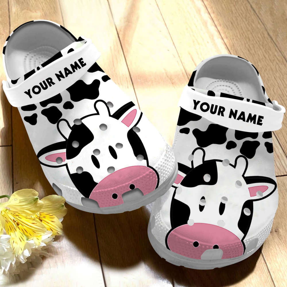 Step into Style with Beautiful Cow Crocs - Trendy and Comfy Footwear ...