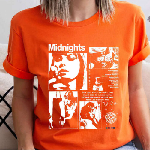 Taylor Midnight Music Shirt, Midnights Album T-Shirt, Taylor Swift Shirt, The Eras Tour 2023, Midnights Taylor Eras Merch, Swiftie Fan Shirt