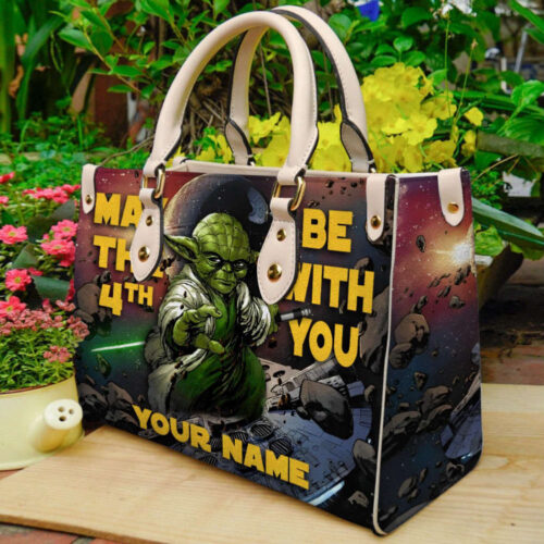 May The 4th Be With You: Baby Yoda Leather Handbag – Star Wars Travel & Teacher Handbag