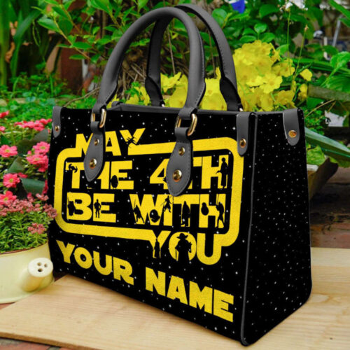 May The 4th Be With You: Baby Yoda Leather Handbag – Star Wars Travel & Teacher Handbag