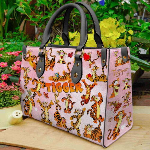 Personalized Garfield Leather Handbag – 3D Design  Love Disney – Handmade Women s Bag