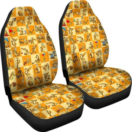 Tigger Car Seat Covers: Cartoon Disney Fan Gifts & Auto Accessories