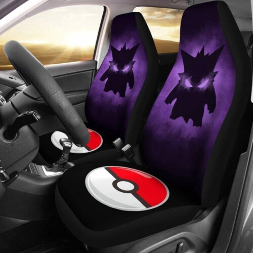 Jack Skellington Car Seat Covers Set | Jack And Sally Car Accessories | The Nightmare Before Christmas Seat Cover For Car