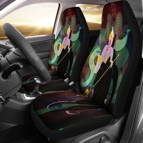 Gengar Car Seat Covers Set | Gengar Anime Car Accessories | Gastly Haunter Gengar Seat Cover For Car