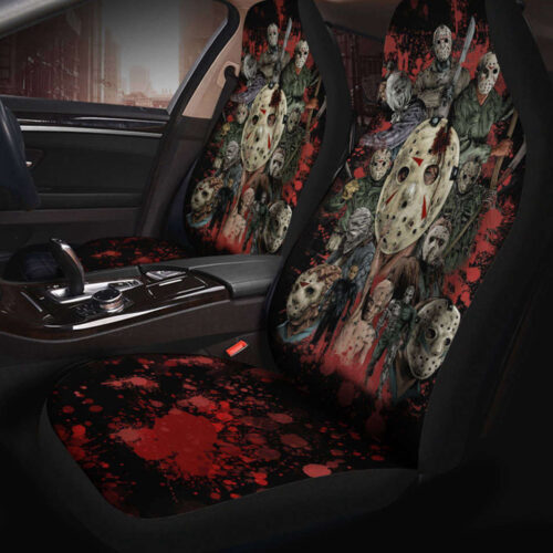 Friday the 13th Jason Voorhees Car Seat Covers   Horror Characters Accessories