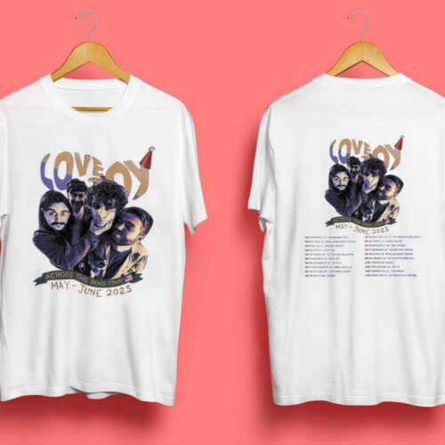 Across The Pond Tour 2023 Lovejoy Concert T-Shirt