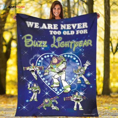 Ageless Comfort: Buzz Lightyear Blanket – Never Too Old!