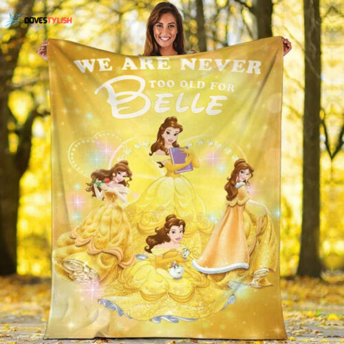 Belle Blanket: Stay Warm & Cozy – Never Too Old for Comfort!