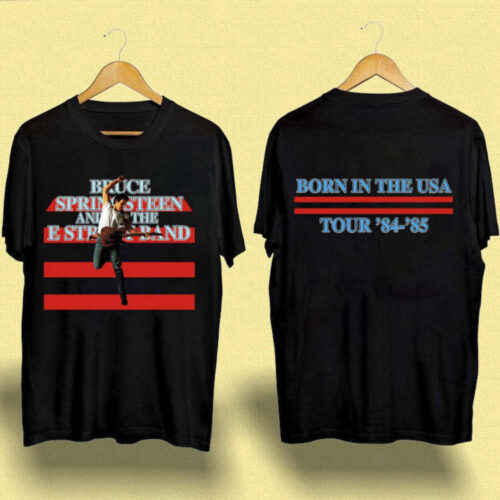 Bruce-Springsteen and E Street Band Born in USA Tour 84-85 T-Shirt, Bruce Springsteen 2023 Tour Shirt,Springteen Shirt,Bruce 2023 Tour