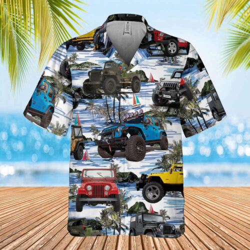 Cars Hawaiian Shirt – Summer Aloha Casual Beach Vacation Team – Family Travel Shirt