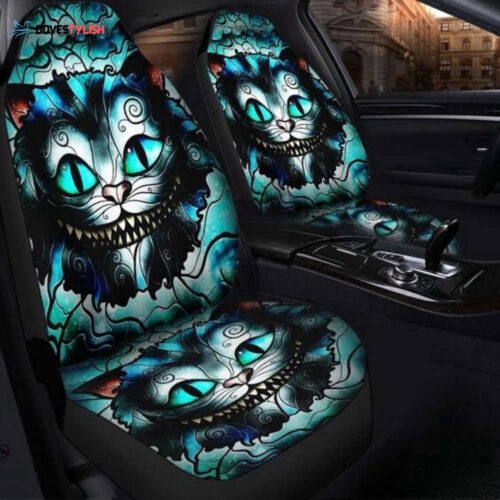 Cheshire Cat Car Seat Cover – Custom Front Seat Protector & Cushion