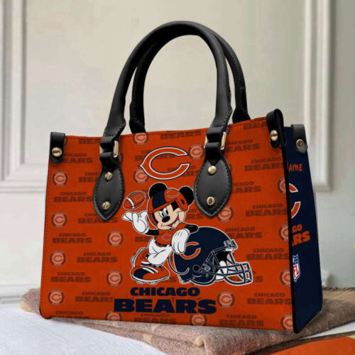 Chicago Bears – PERSONALIZED Women Bag and Women Wallet ComboDisney Bag and Wallet Disney Bag and Wallet