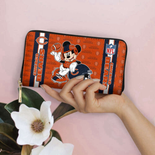 Chicago Bears – PERSONALIZED Women Bag and Women Wallet ComboDisney Bag and Wallet Disney Bag and Wallet