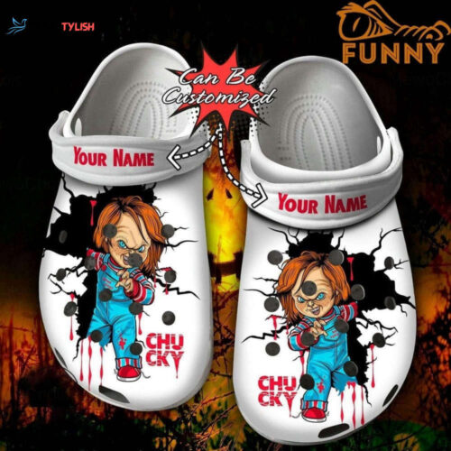 Chucky Clogs: Custom Scary Movie Crocs for Women Men