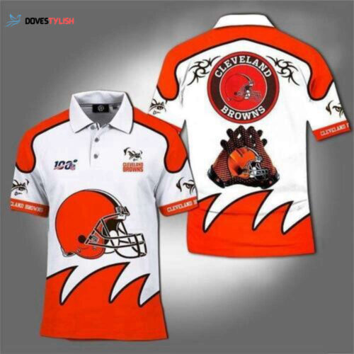 Cleveland Browns For Football Fan 3D All Over Print Polo Shirt