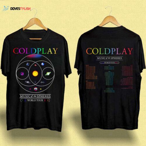 Coldplay World Tour Shirt, Coldplay Tour 2023 Tee, Coldplay Europe Tour Shirt, Coldplaly Tour Shirt, Coldplay Fan Shirt, Tour 2023 Shirt