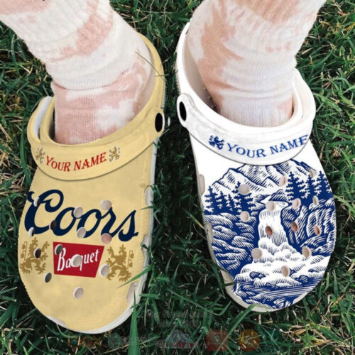Personalized Coors Light & Banquet Crocband Crocs Clogs – Custom Name Shoes