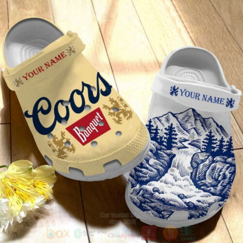 Personalized Coors Light & Banquet Crocband Crocs Clogs – Custom Name Shoes