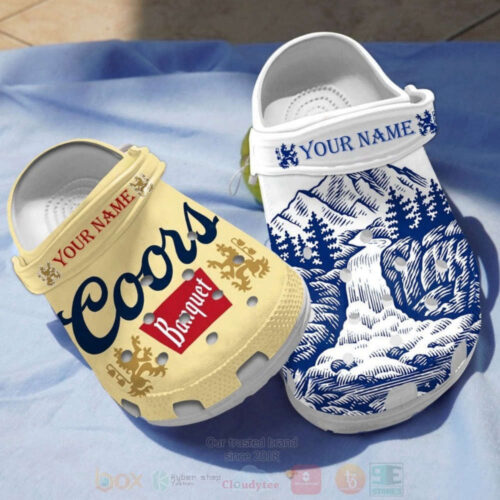 Personalized Coors Light & Banquet Crocband Crocs Clogs – Custom Name Shoes