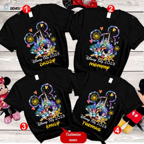 Custom 2023 Disney Family Mickey Mouse VacationT Shirt
