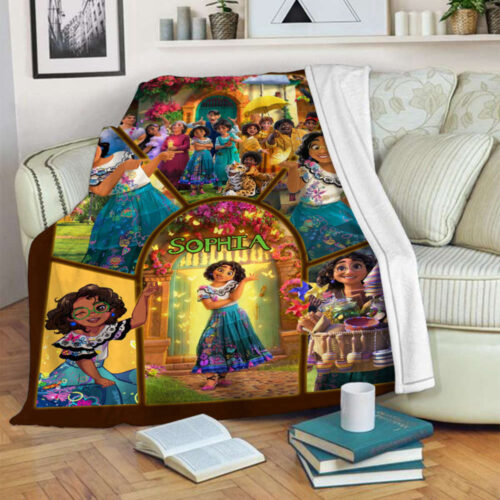 Custom Disney Encanto Blanket: Perfect Personalized Birthday Gift for the Whole Family!