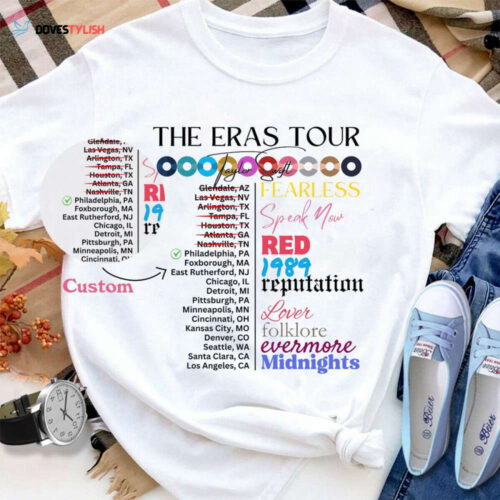 Custom Eras Tour Shirt, Custom Retro Eras Concert Shirt, Custom Taylor Tour Shirt, Eras Tour Taylor Merch, Taylor The Eras Tour Retro