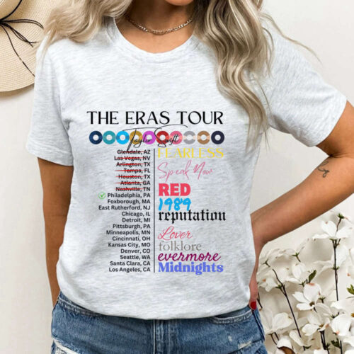 Custom Eras Tour Shirt, Custom Retro Eras Concert Shirt, Custom Taylor Tour Shirt, Eras Tour Taylor Merch, Taylor The Eras Tour Retro