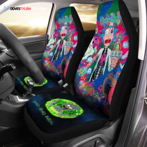Custom Graphic Rick And Morty Car Seat Cover – Cartoon Protector Front Print Cushion & Decoration