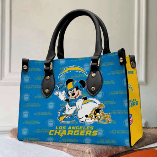 Custom Los Angeles Chargers Women Bag  Wallet Combo – Personalized Accessories  Disney Bag and Wallet