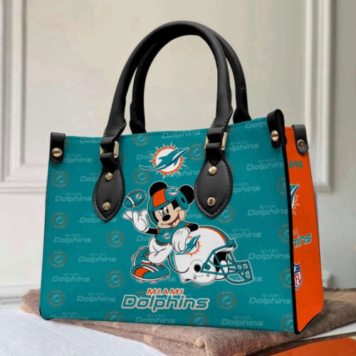 Custom Miami Dolphins Women Bag  Wallet Combo – Personalized Accessories  Disney Bag and Wallet