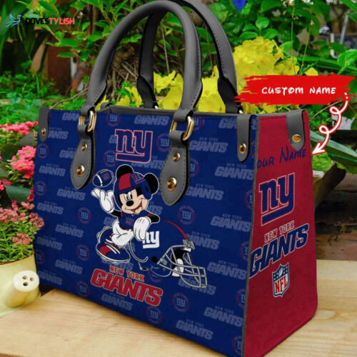 Customizable NY Giants Women Bag  Wallet Combo Personalized Accessories for Fans  Disney Bag and Wallet