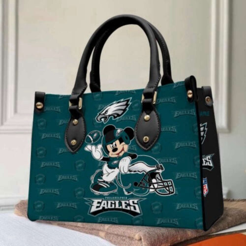 Personalized Philadelphia Eagles Women Bag Wallet Combo – Disney Accessories: Customizable & Chic!