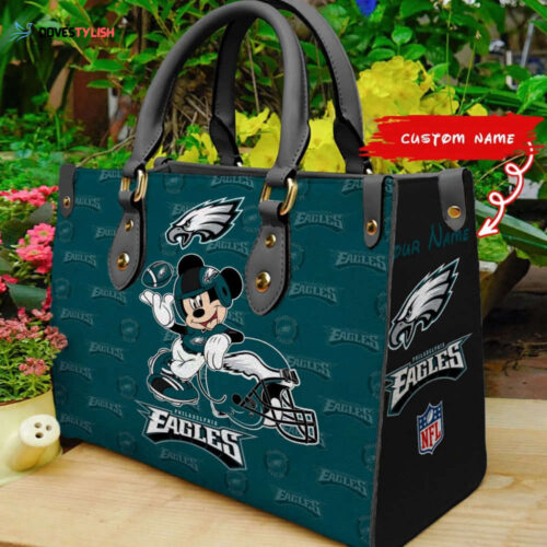 Personalized Philadelphia Eagles Women Bag Wallet Combo – Disney Accessories: Customizable & Chic!
