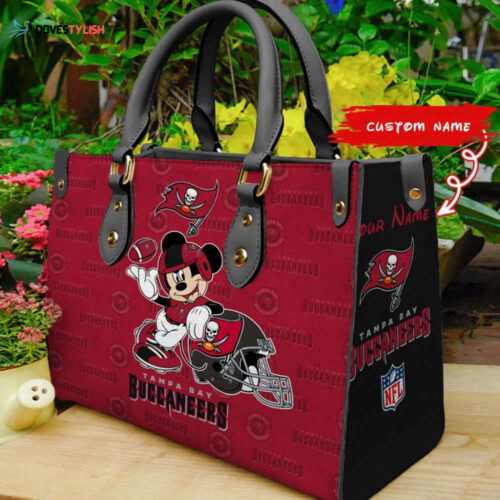 Stylish Tampa Bay Buccaneers Women s Bag & Wallet – Customized Disney Combo