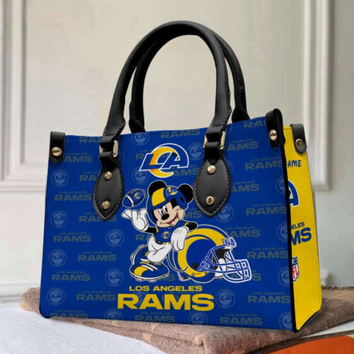 Customized Women s Bag  Wallet Combo – Los Angeles Rams Collection  Disney Bag and Wallet