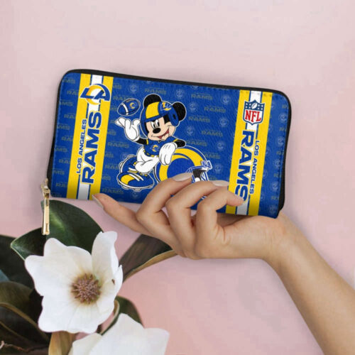 Customized Women s Bag  Wallet Combo – Los Angeles Rams Collection  Disney Bag and Wallet