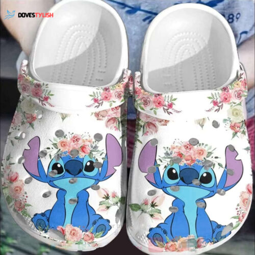 Cute Stitch Ohana Clogs Disney Lilo & Stitch Cartoon Slippers