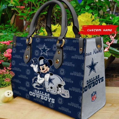 Dallas Cowboys – PERSONALIZED Women Bag and Women Wallet ComboDisney Bag and Wallet Disney Bag and Wallet
