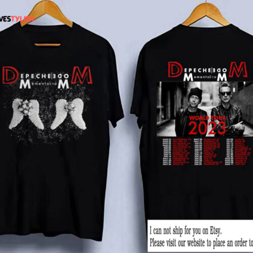 Depeche Mode Memento Mori T-Shirt, Music Lover Shirt, Depeche Mode Homage Shirt, Fan Gift, 2023 Rock Tour Shirt, Fan Gift Merch 2023,