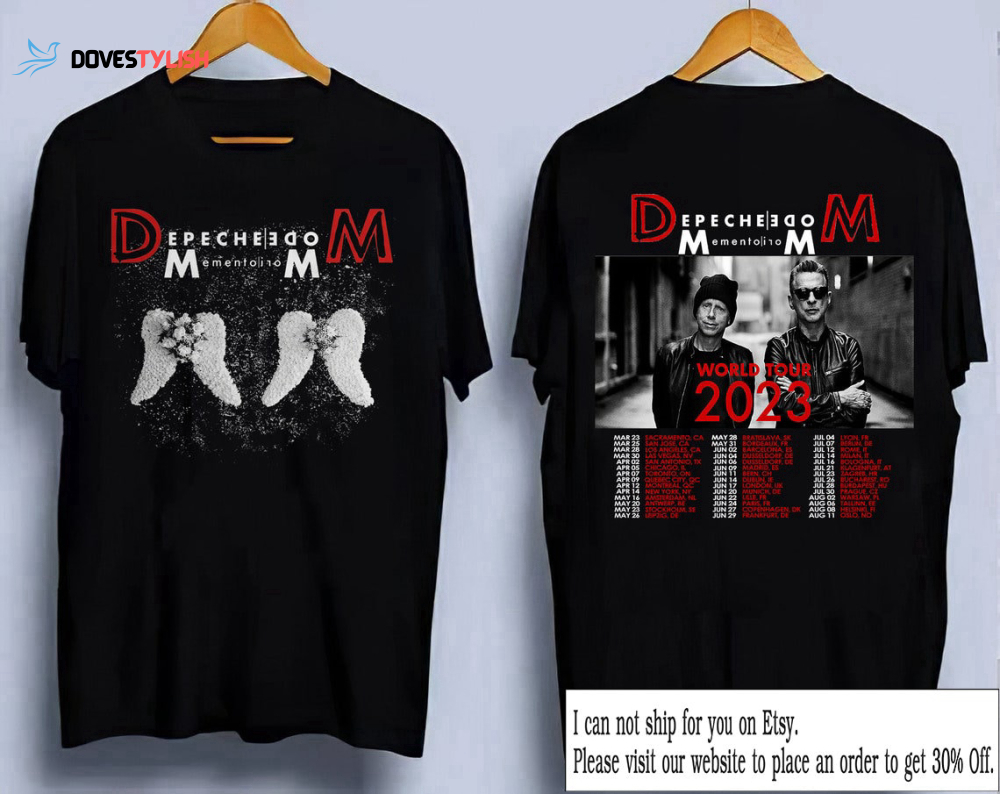 Depeche Mode Memento Mori T-Shirt, Music Lover Shirt, Depeche Mode ...