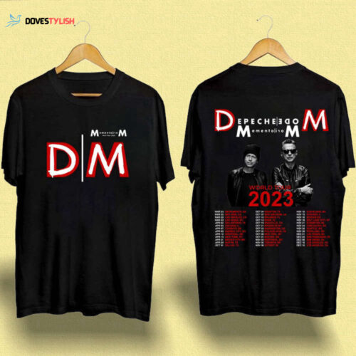 Depeche Mode Memento Mori Tour 2023 T-shirt, Depeche Mode Tour 2023 Tshirt, Music Tour 2023 Shirt, Band Tshirt, Gift For Fan, Fan T-shirt