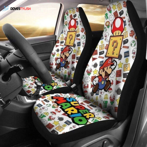Discover Hidden Rewards: Super Mario Car Seat Covers – Bros Accessories & Video Game Design!