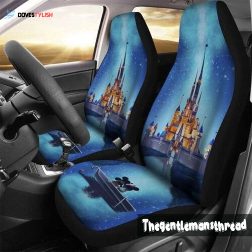 Custom Blue Stitch Car Seat Cover – Front Auto Protector & Cushion for Custom Car Decoration