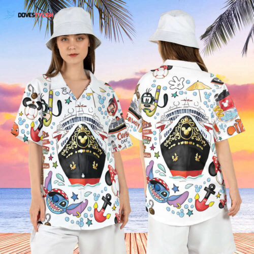 Disney Cruise Hawaiian Shirts: Mickey & Friends  Castaway Cay  Disneyland & Disneyworld Beach