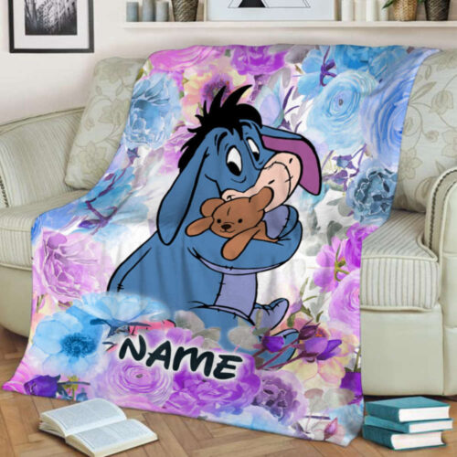 Eeyore Fleece Blanket – Cozy Home Décor & Bedding Gift