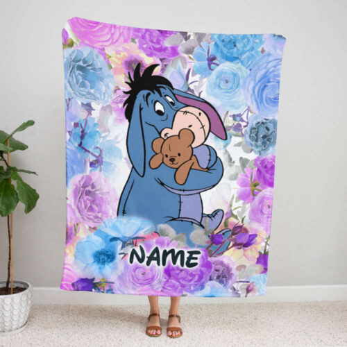 Eeyore Fleece Blanket – Cozy Home Décor & Bedding Gift