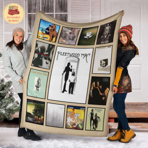 Fleetwood Mac Fleece Blanket – Cozy Music Lover Quilt