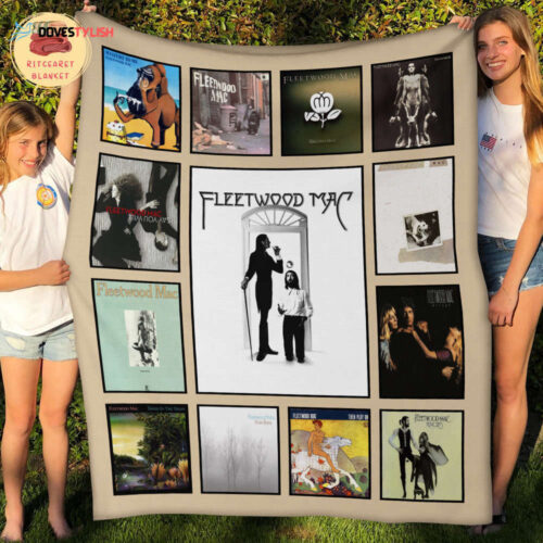 Fleetwood Mac Fleece Blanket – Cozy Music Lover Quilt
