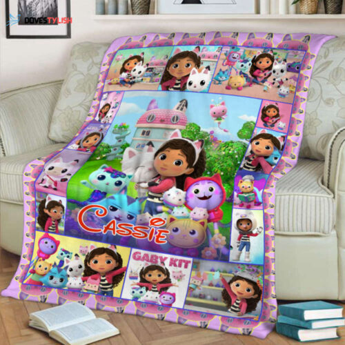 Gabby s Dollhouse: Personalized Blanket & Birthday Party – Unique Kid Gift Ideas